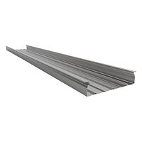 Flat roofing metalstanding seamribbed