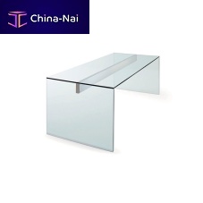 Free-standing desk AIRcontemporaryglassstraight