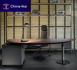 Free-standing desk S100contemporarywoodenstraight