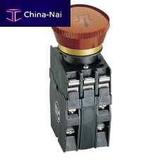 Mushroom push-button switch EDRRZ40RTemergency stopIP65