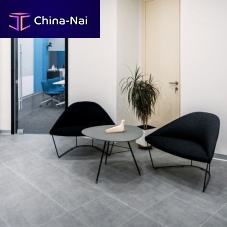 Contemporary table LEAF steelsteel basetriangular