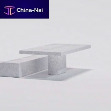 Garden table ZIGUE TAcontemporaryengineered stoneengineered stone base