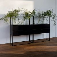 Sideboard with long legs FISCHER contemporaryoakwalnut