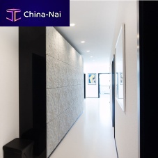 Contemporary wardrobe glossy lacquered woodmarblewith swing doors