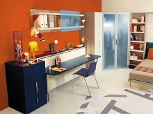 Contemporary desk CABRIO INwooden