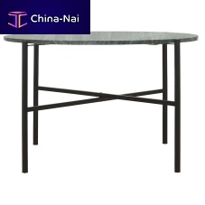 Contemporary coffee table CB0731ironmarbleround