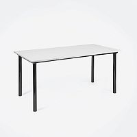 Contemporary table 220melaminepowder-coated steel basepowder-coated steel base