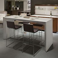 Contemporary high bar table TAVOLAwoodenrectangularcommercial