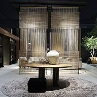 Contemporary table ADRIENelmmarblemetal base