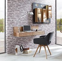 Wall-mounted desk CAYA contemporaryoak