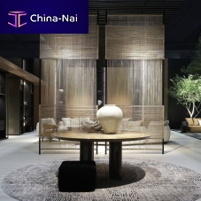 Contemporary table ADRIENelmmarblemetal base