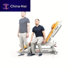 Electric treatment chair pura3-sectionon castersheight-adjustable
