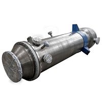 Shell and tube heat exchanger liquid/liquidair/waterair/oil