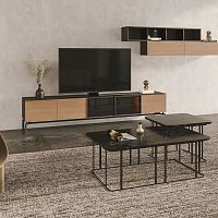 Contemporary TV cabinet PR7with drawerswith storagewith DVD player shelf