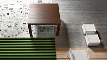 Contemporary table LOUNGEoakwalnutlacquered wood
