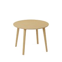 Contemporary table MIXIS serieswoodenlaminatesolid wood base