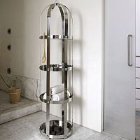 Contemporary shelf LA GABBIAaluminumblacksilver-colored