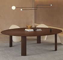 Contemporary table FusteoakMDFwooden base