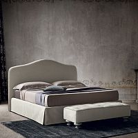 Double bed DAMIAN singletraditionalupholstered