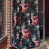 Curtain fabric VERONA floral patternpolyestervelvet