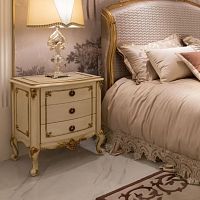 Classic bedside table Fontainebleau 388MDFMDF baserectangular