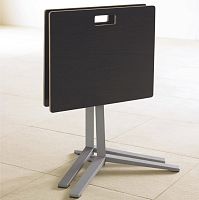 Free-standing computer table TEKNION DNAcontemporarystraightmetal base