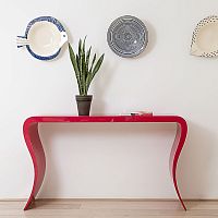 Contemporary sideboard table BELLAaluminumaluminum baserectangular