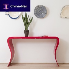 Contemporary sideboard table BELLAaluminumaluminum baserectangular