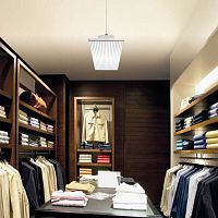 Hanging light fixture SOSPESAT5fluorescentlinearIP40