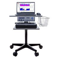 Pelvic floor rehabilitation system with pelvic electromyography (CTS-2000B) Pathway® CTS 2000 Muscle with printeron casters