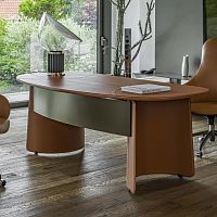 Executive desk Butterflyfree-standingcontemporarywooden