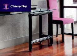 Contemporary sideboard table GALASSIAglassrattanrectangular