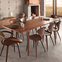 Contemporary table CDTmolded plywoodplywood baserectangular