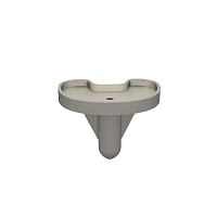Fixed-bearing tibial bearing 7693 series