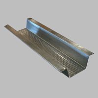 Galvanised steel profile YY06groovedindustrialconstruction