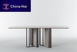 Contemporary dining table RAVELLOwoodenrectangularhome