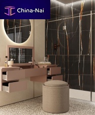 Contemporary dressing table COIFFEUSE MAKE UP VANITY wall-mounted1-seat