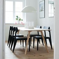 Contemporary dining table MEYER ashash baserectangular