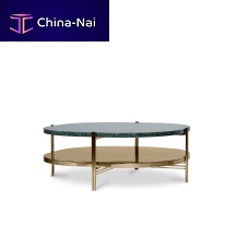 Modern table CRAIG CENTER TABLEmarblepolished brass baseoval