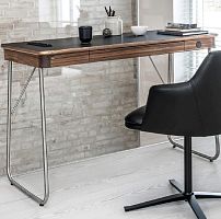 Free-standing desk #130contemporaryoakwood veneer