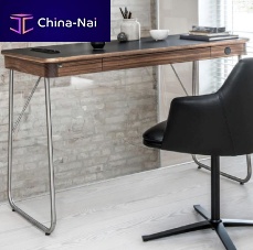 Free-standing desk #130contemporaryoakwood veneer