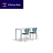 Minimalist design table FILOmelaminemetal baserectangular