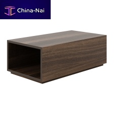 Contemporary coffee table CALIoakwood veneerMDF base