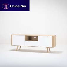 Contemporary TV cabinet ENA TWOoakMDF