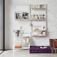 Wall-mounted shelving system FLPPS WANDSYSTEMhangingcontemporarywooden