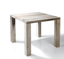 Contemporary table LASPYwoodensquare