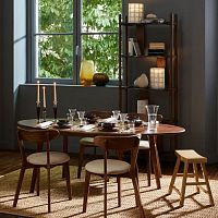 Contemporary table TolboAmerican walnutamerican walnut baserectangular