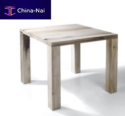Contemporary table LASPYwoodensquare