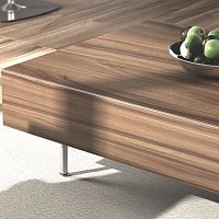 Traditional coffee table CASKsolid woodbeechAmerican walnut