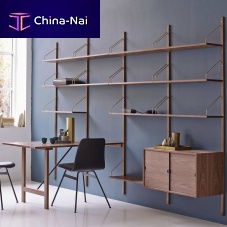 Wall-mounted desk ROYAL SYSTEM®contemporaryoakwalnut